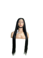 Raw Vietnamese Virgin Hair Straight Wig – 100% Cuticle-Aligned Human Hair with Swiss HD Lace Frontal for Women - Image 2