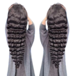 100% Brazilian Body Wave & Deep/Loose Deep Wave Frontal Wig – Natural Human Hair - Image 2